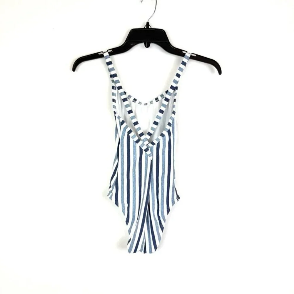 Splendid Girl’s Blue/White One Piece Swimsuit Size 10